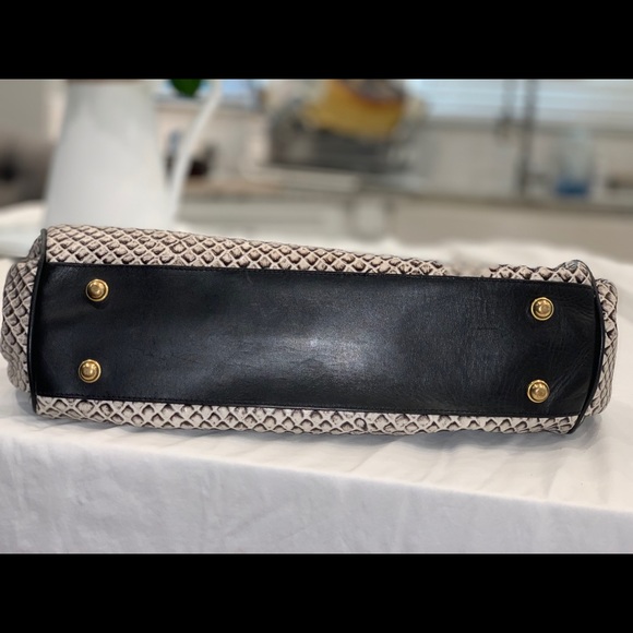 Brahmin Combo! Crocodile Shoulder Bag & Wallet - Picture 4 of 8